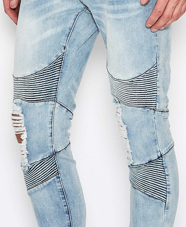 Brooklyn Biker Jeans Defiance Blue – Neverland Store