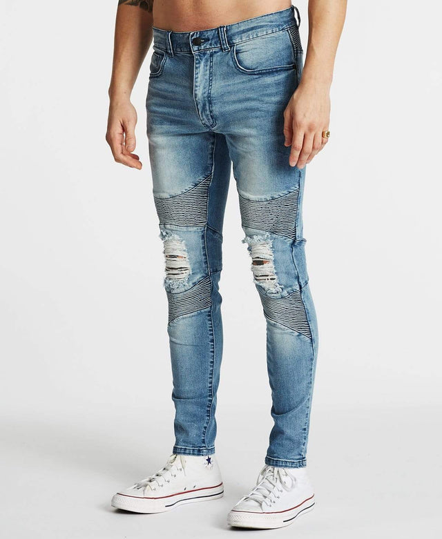 Sushi Radio Biker Jean Vintage Indigo