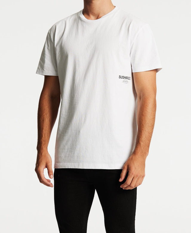 Sushi Radio Collective Relaxed Fit T-Shirt White