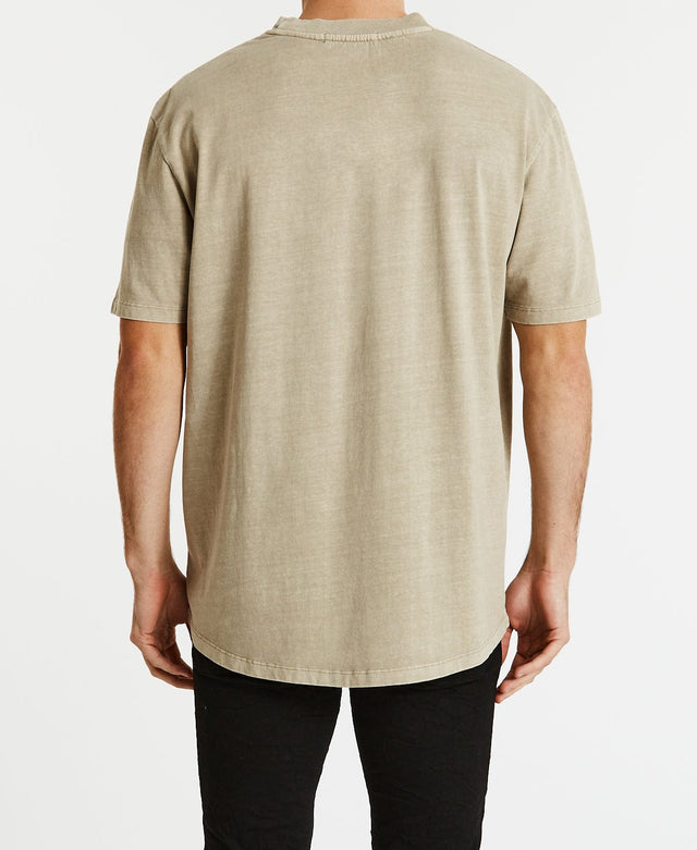 Sushi Radio Connection Box Fit T-Shirt Pigment Taupe