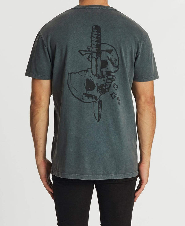Sushi Radio Crushed Relaxed T-Shirt Mineral Grey