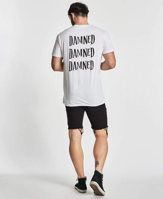 Sushi Radio Damned Relaxed Fit T-Shirt White