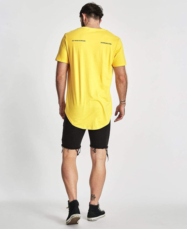 Sushi Radio Dreamer Baseball T-Shirt Lemon Chrome