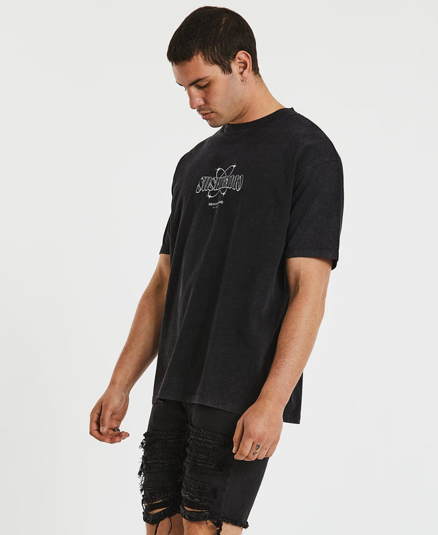 Sushi Radio Memento Box Fit T-Shirt Mineral Black