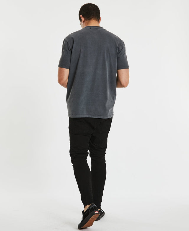 Sushi Radio Plymouth Relaxed Fit Tee - Pigment Asphalt GREY