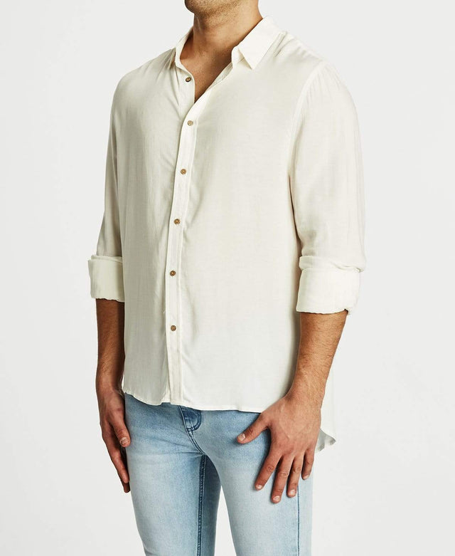 Sushi Radio Rogue Standard Long Sleeve Shirt White