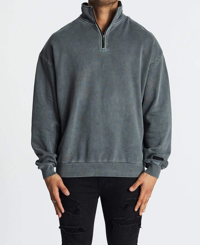 Sushi Radio Solitary Pull Over Jumper Pigment Charcoal
