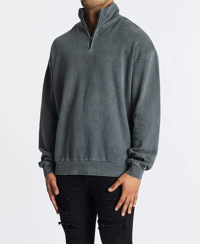 Sushi Radio Solitary Pull Over Jumper Pigment Charcoal