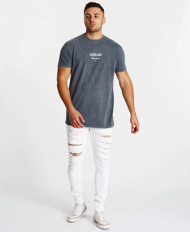 Sushi Radio Triumph Relaxed Tee Mineral Steel Grey