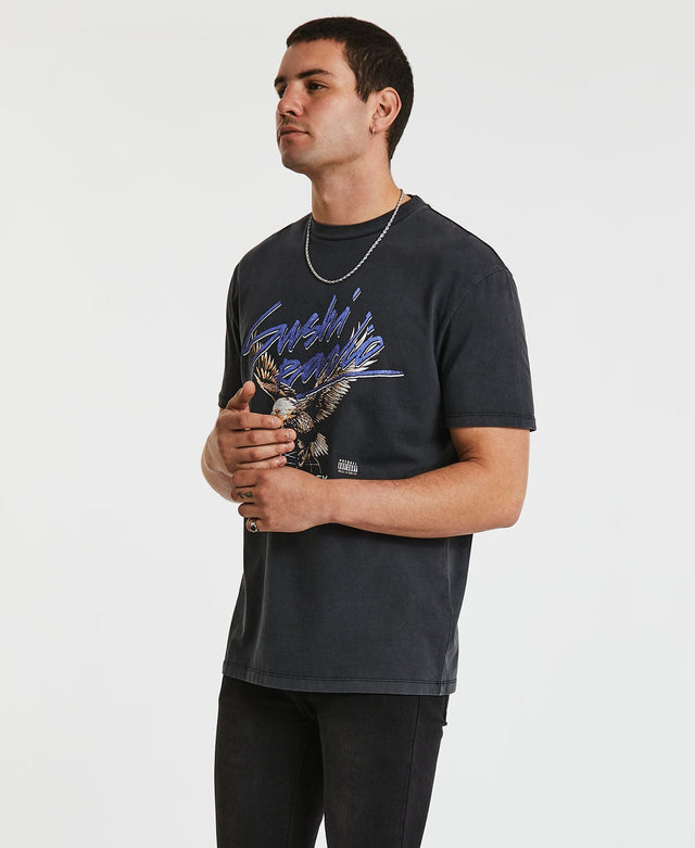 Sushi Radio Westwind Relaxed Fit T-Shirt Pigment Black