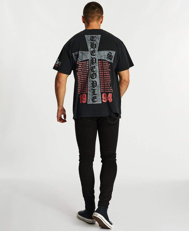 The People Vs Abaddon Tour Vintage T-Shirt Ultra Black