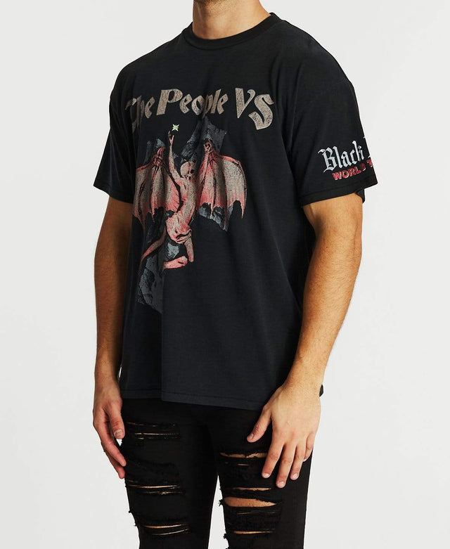 The People Vs Abaddon Tour Vintage T-Shirt Ultra Black