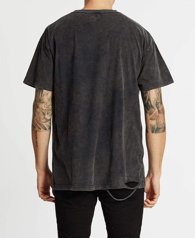 The People Vs Los Angeles Vintage T-Shirt Black Acid