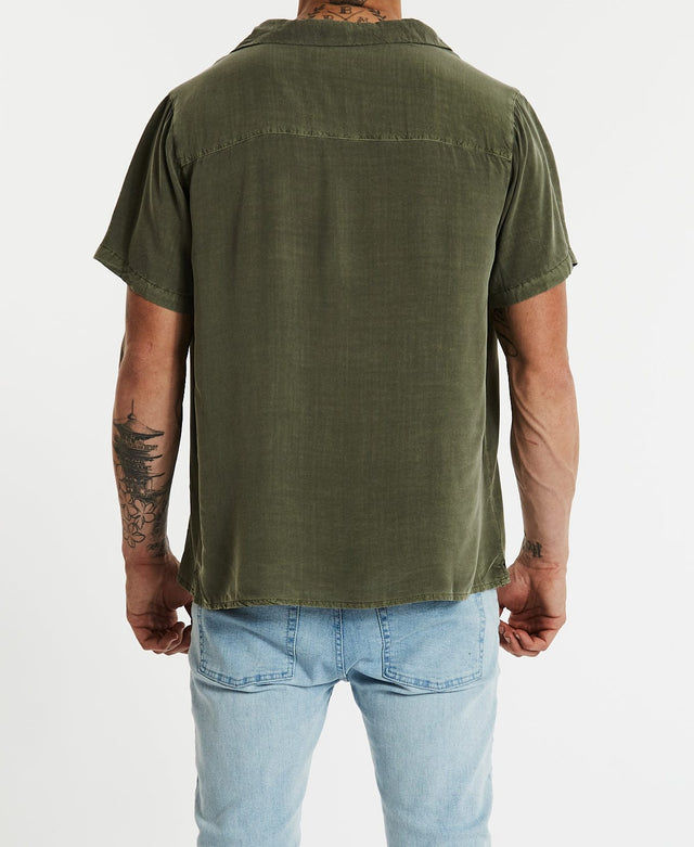 The People Vs Mason Shirt Fatigue Green