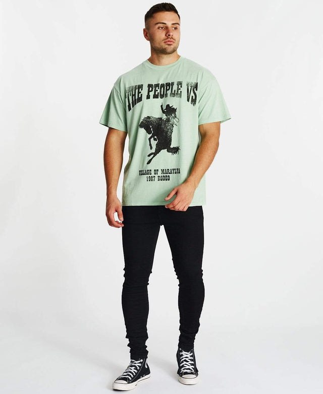 The People Vs Rodeo Vintage T-Shirt Washed Mint