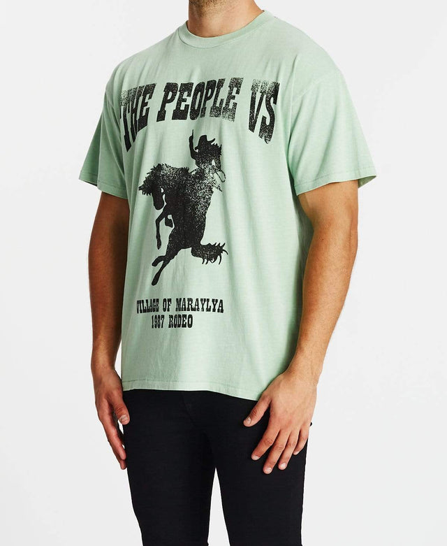 The People Vs Rodeo Vintage T-Shirt Washed Mint