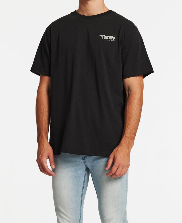 Thrills Forget Me Not Merch Fit T-Shirt Black