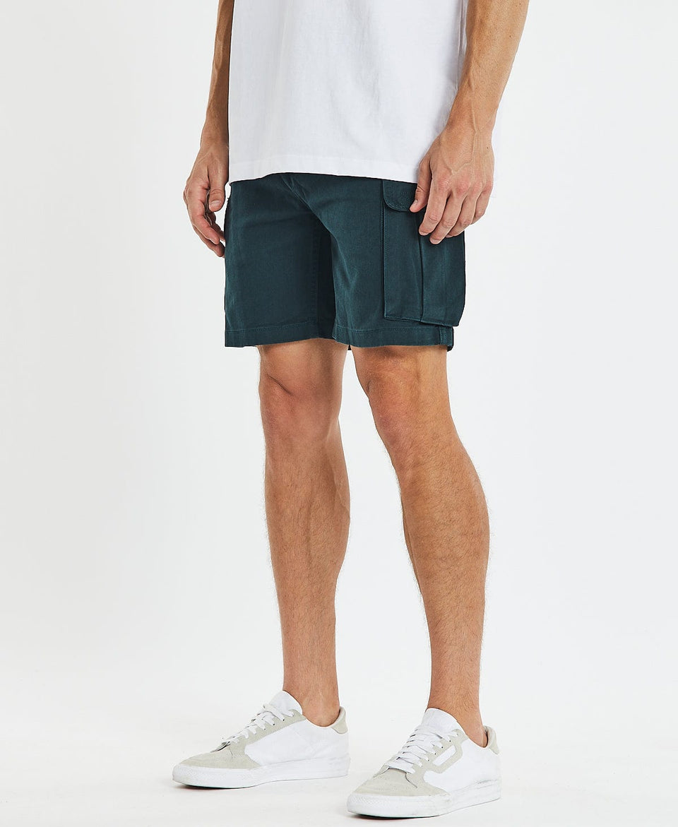 Hard Yakka x Thrills Slacker Cargo Shorts Yakka Green Neverland Store