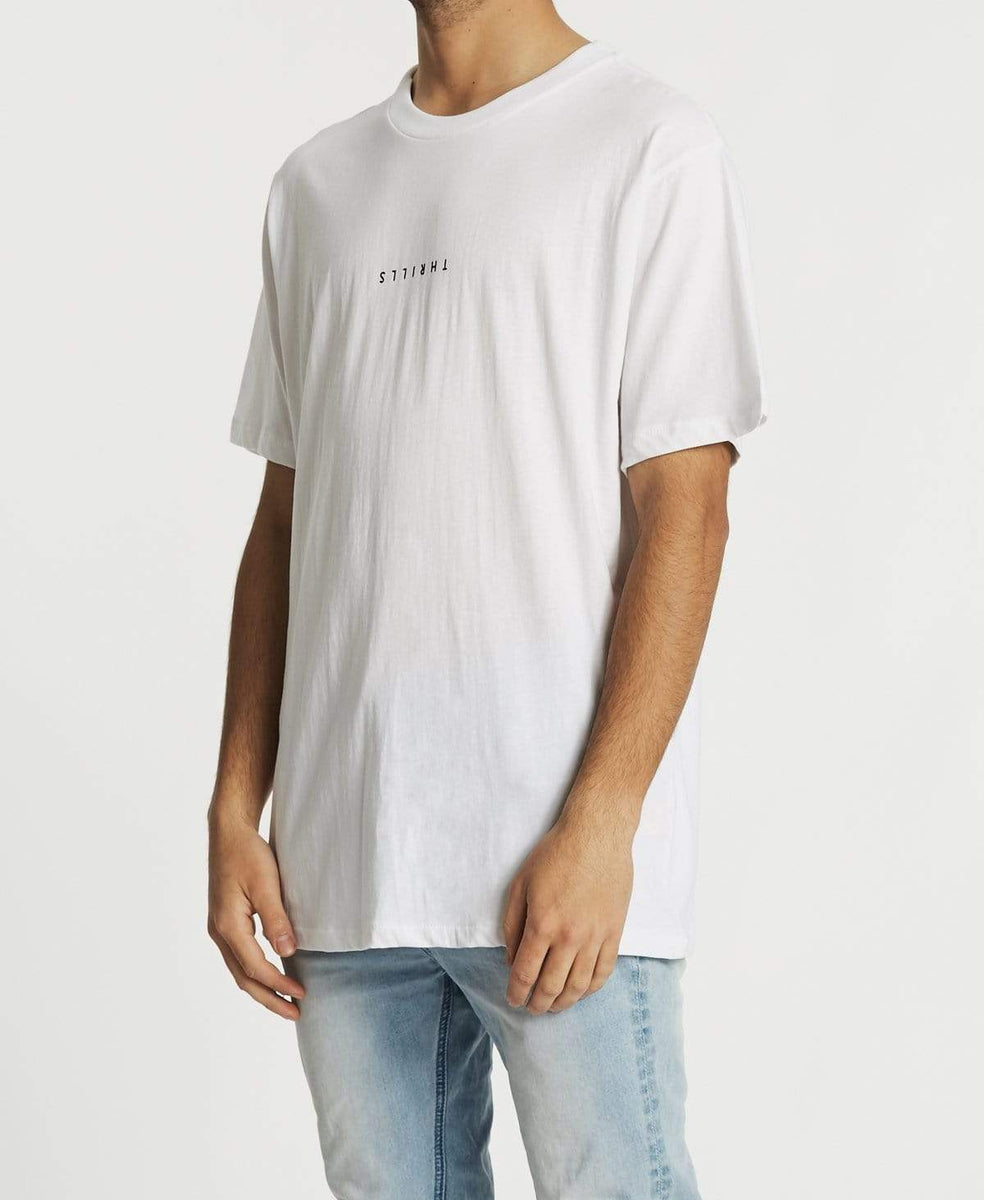 Minimal Thrills Merch Fit T-Shirt White – Neverland Store