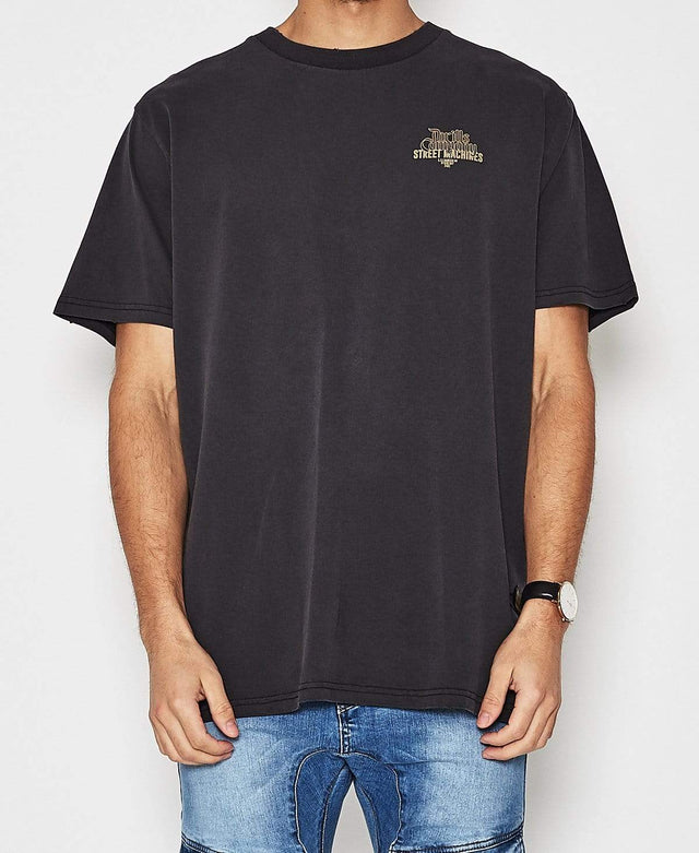Thrills Phoenix Merch Fit T-Shirt Vintage Black