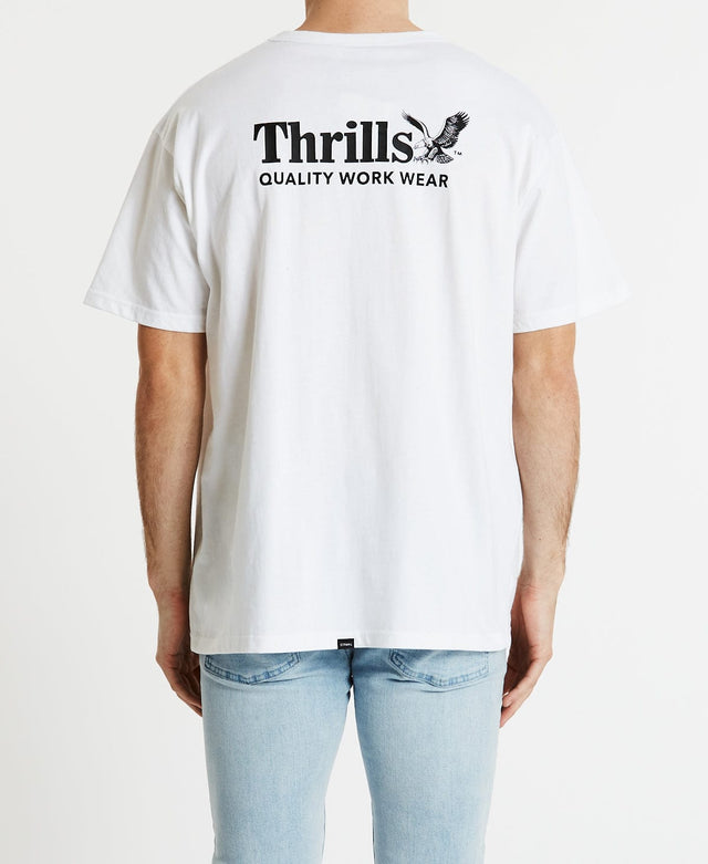 Thrills Thrills Workwear Box Fit T-Shirt White