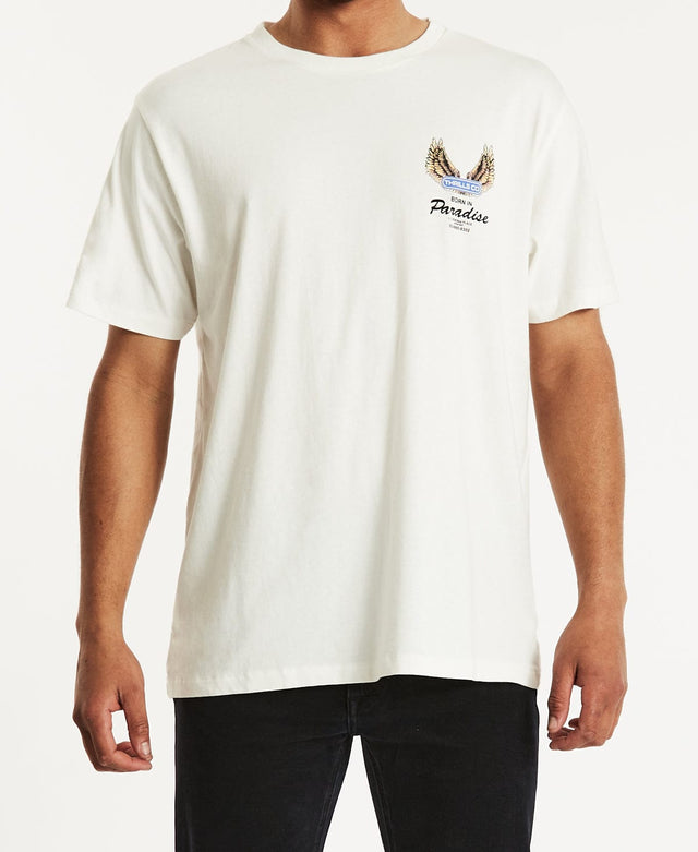 Thrills Wings Of Paradise Merch Fit T-Shirt Dirty White