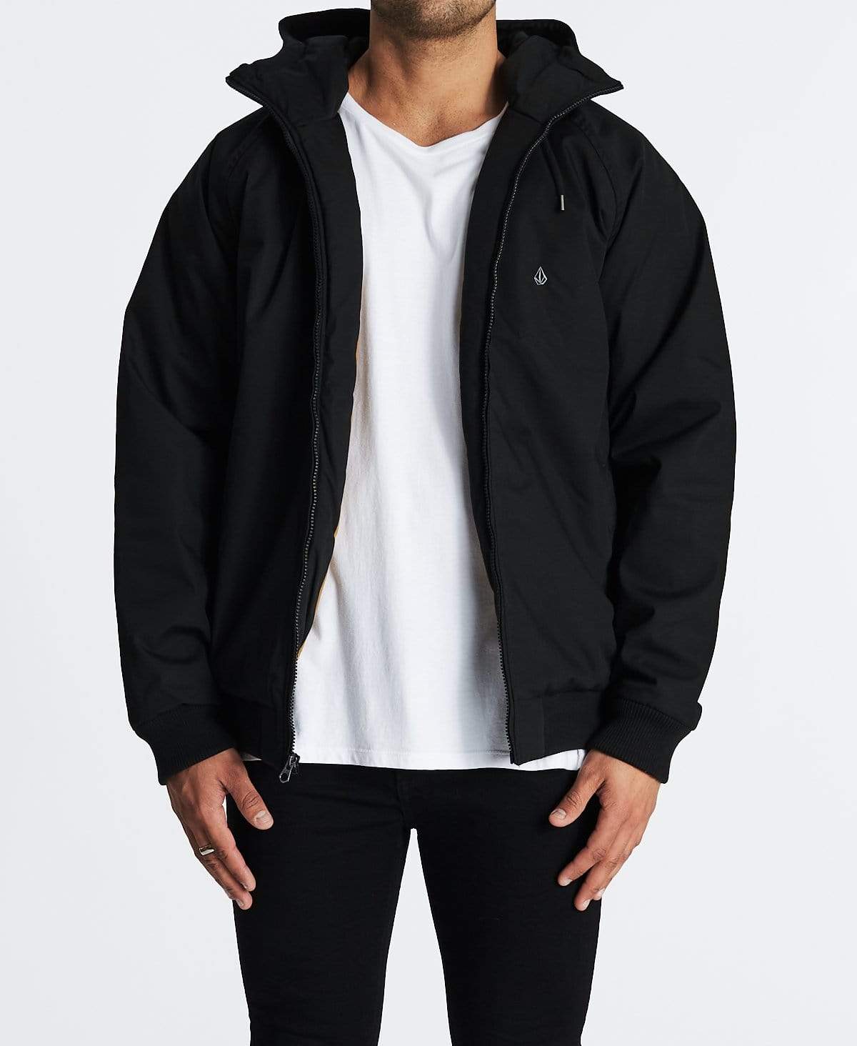 Volcom hernan jacket asphalt cheap black