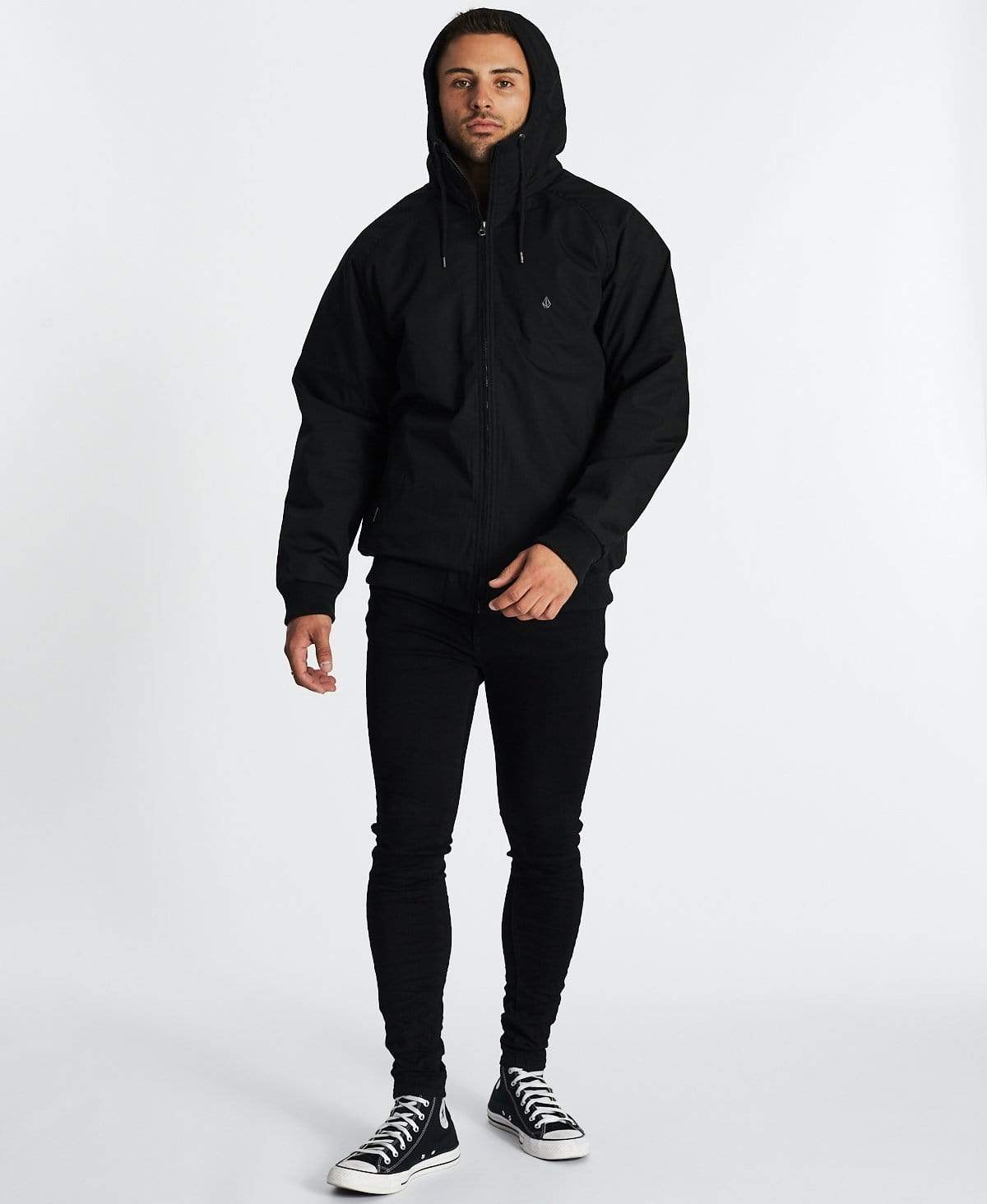 Volcom hernan insulated hot sale black bomber jacket