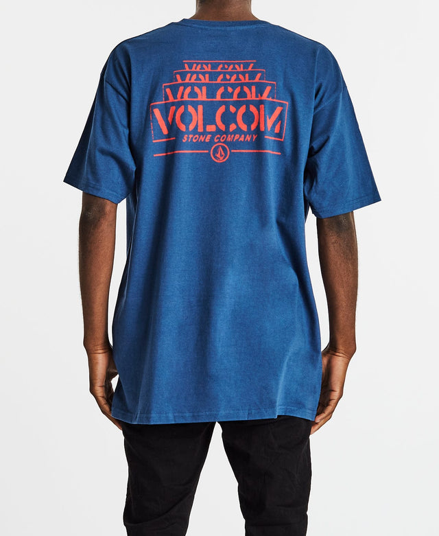 Volcom Repeater T-Shirt Patrol Blue