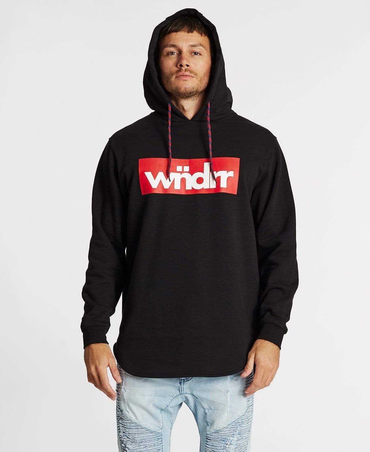 Hollister curved hem online hoodie