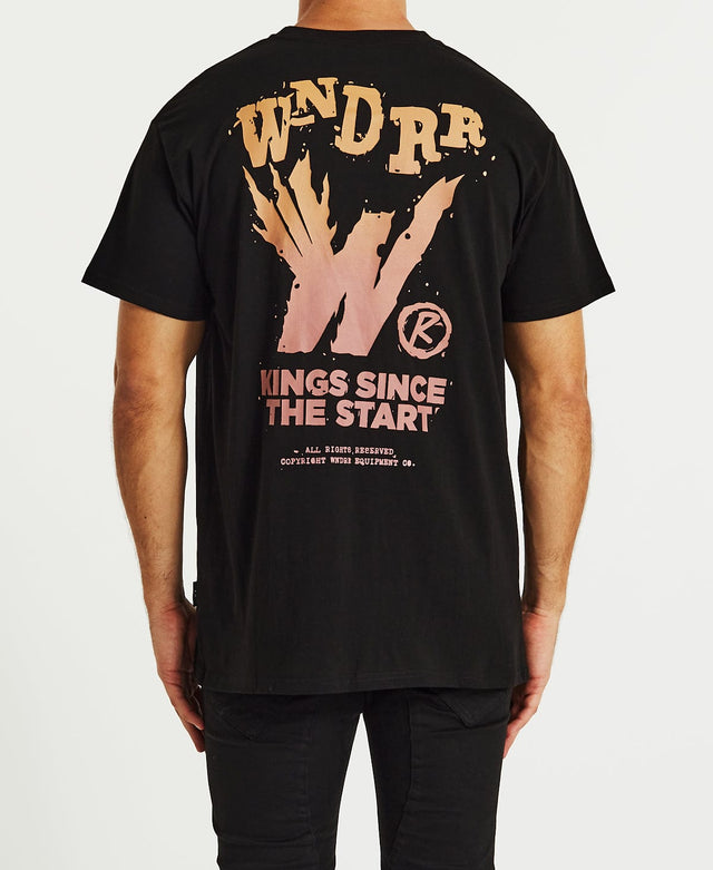 WNDRR Adverse Custom Fit T-Shirt Black