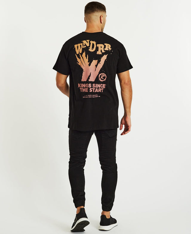 WNDRR Adverse Custom Fit T-Shirt Black