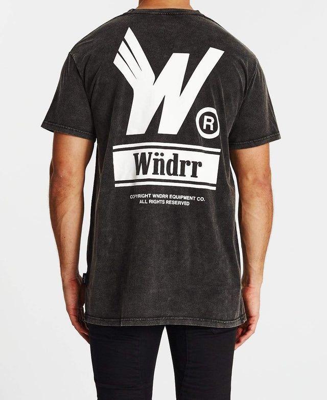 WNDRR Aero Custom Fit T-Shirt Washed Black
