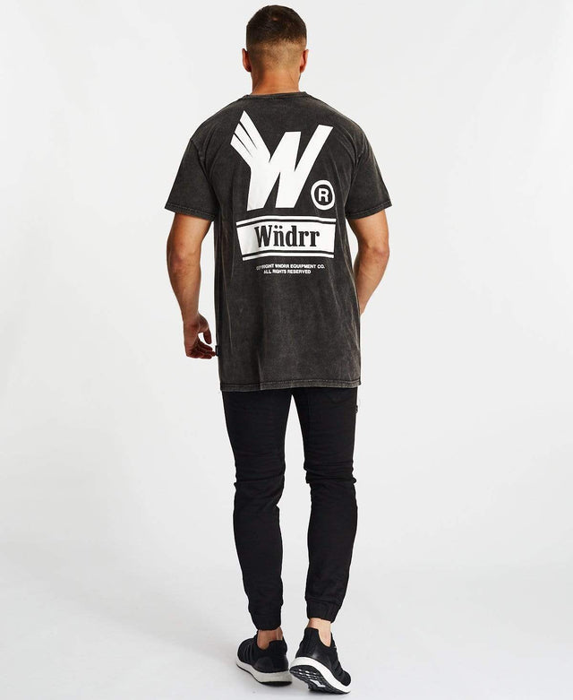 WNDRR Aero Custom Fit T-Shirt Washed Black