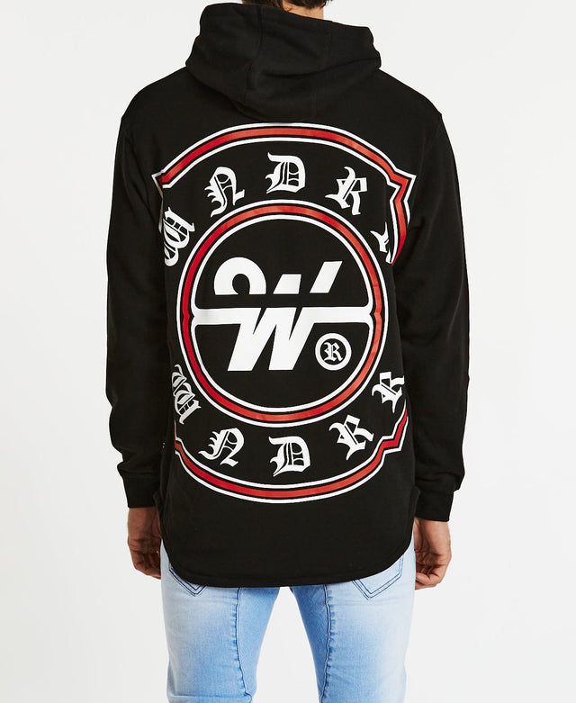 WNDRR Ambush Curved Hem Hoodie Black
