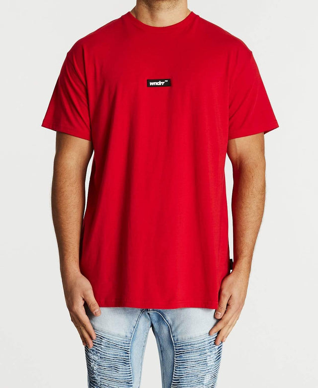 WNDRR Backlash Cutom Fit T-Shirt Red