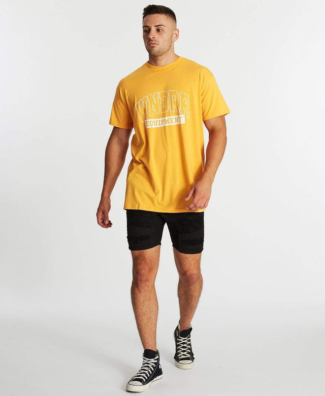 WNDRR Bleacher Custom Fit T-Shirt Yellow
