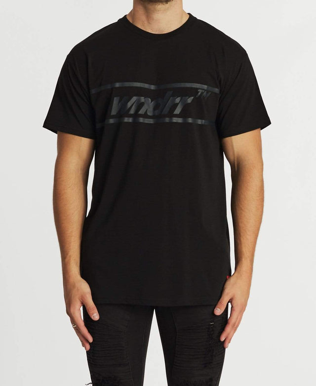 WNDRR Booker Custom Fit T-Shirt Black
