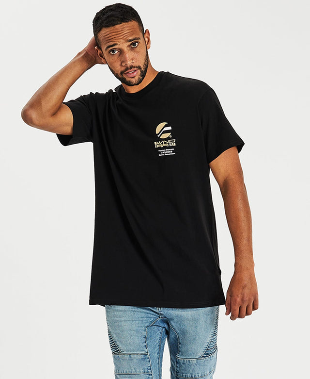 WNDRR Credits Custom Fit T-Shirt Black
