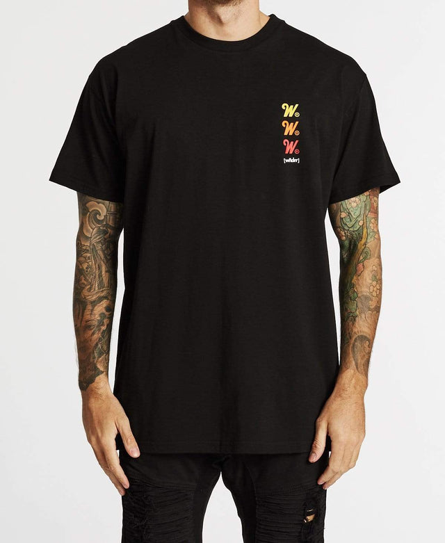 WNDRR Flash Custom Fit T-Shirt Black