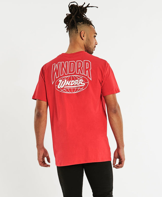 WNDRR Full Pace Custom Fit Tee - Red RED