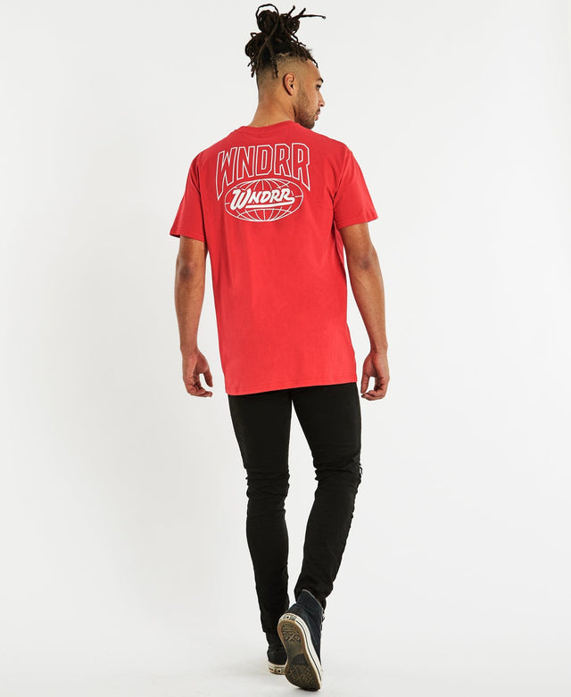 WNDRR Full Pace Custom Fit Tee - Red RED