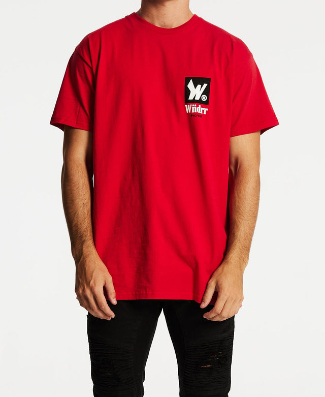 WNDRR Glide Custom Fit T-Shirt Red