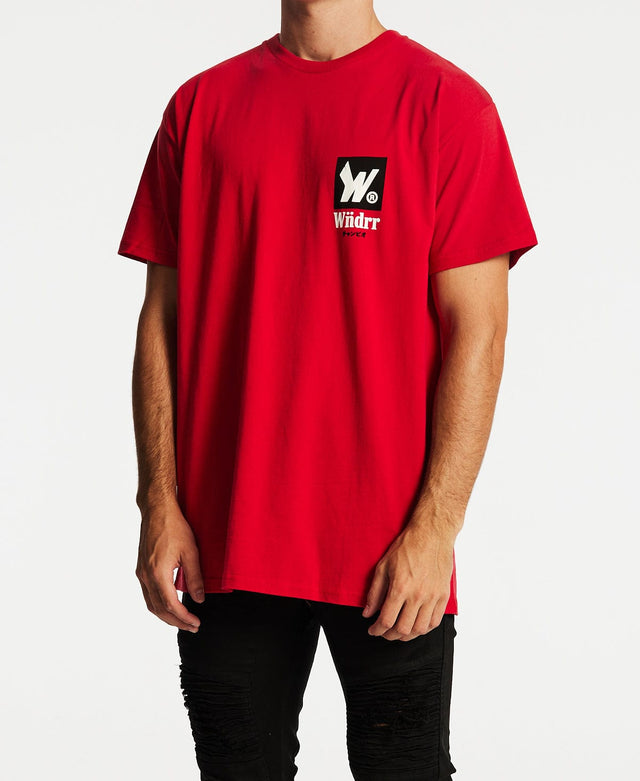 WNDRR Glide Custom Fit T-Shirt Red