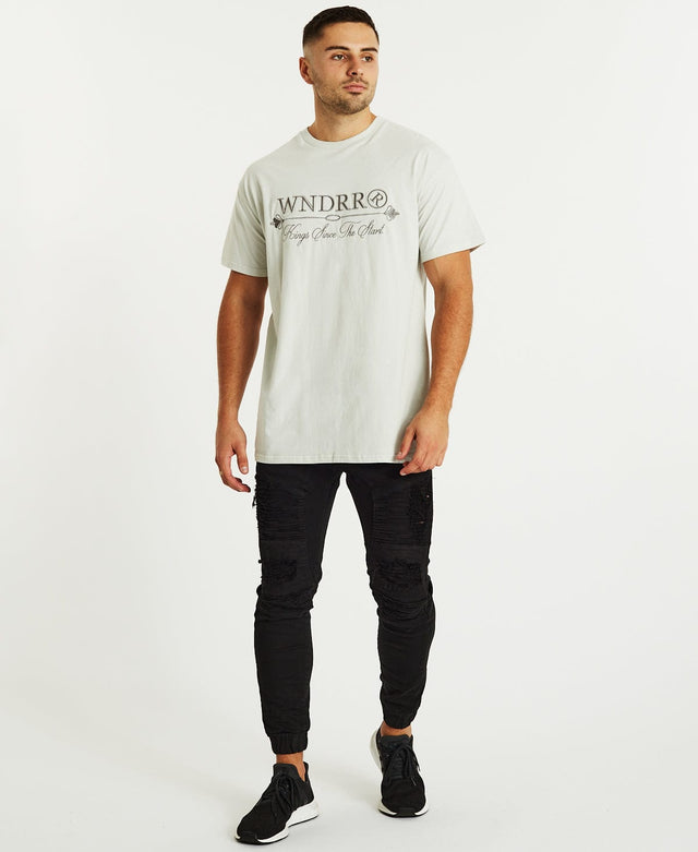 WNDRR High Key Custom Fit T-Shirt Soft Grey