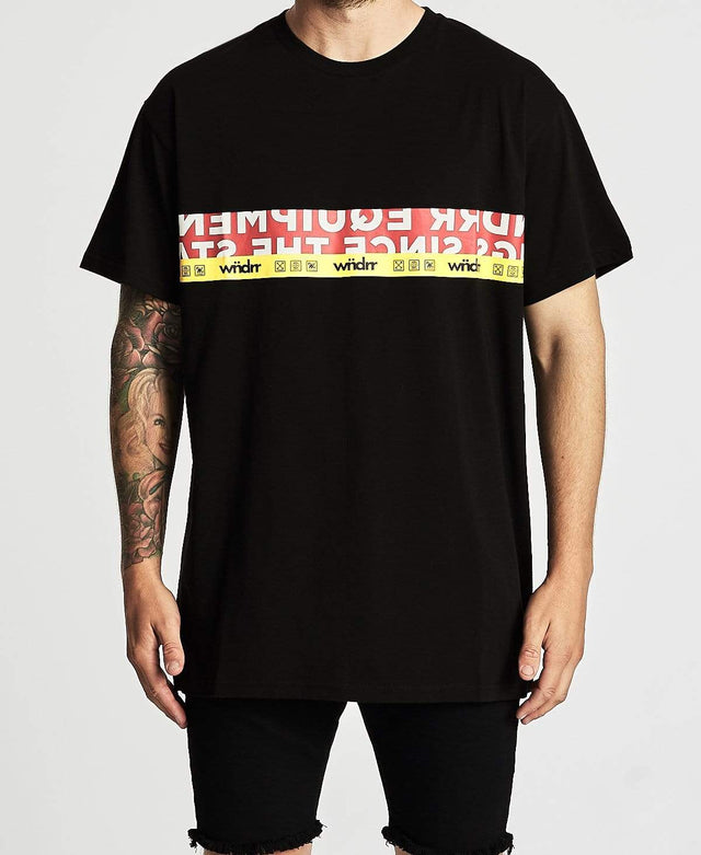 WNDRR Highline Custom Fit T-Shirt Black