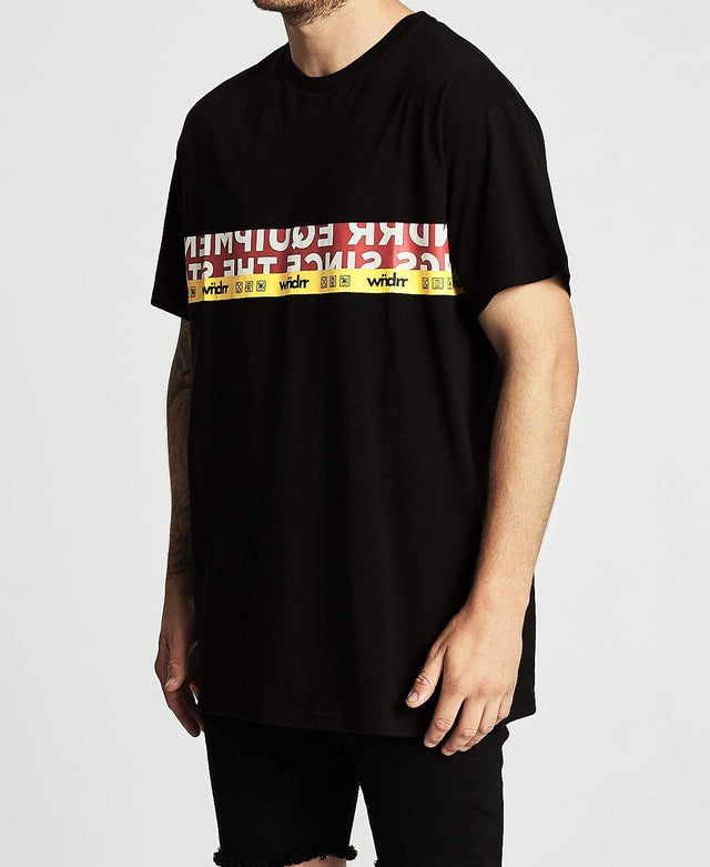 WNDRR Highline Custom Fit T-Shirt Black