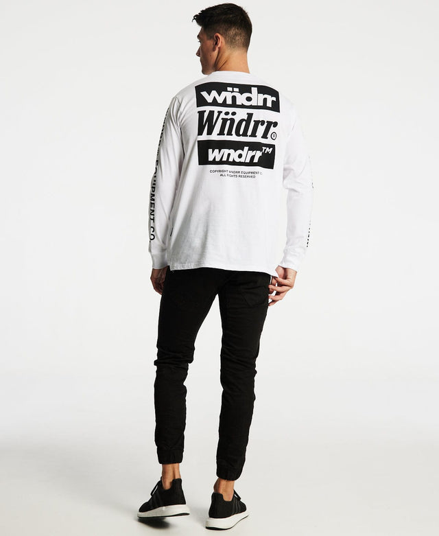 WNDRR Icons Long Sleeve T-Shirt White