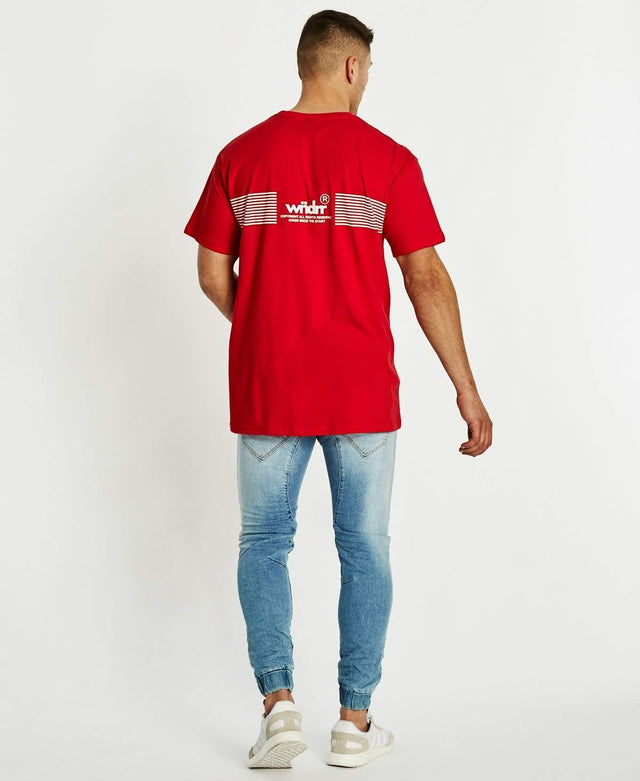WNDRR Legacy Custom Fit T-Shirt Red