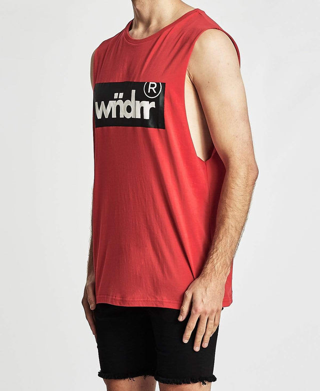 WNDRR Ministry Muscle Tee Red